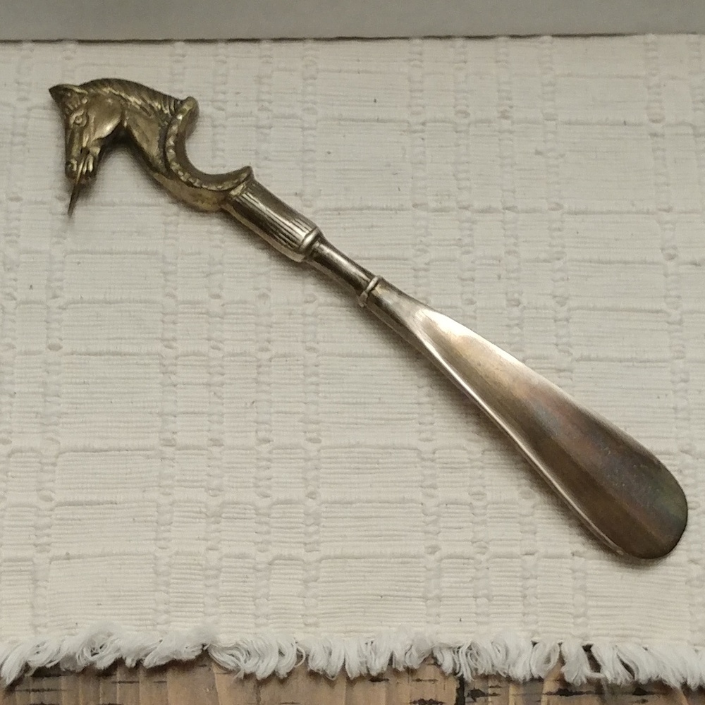 Brass Metal Horse, Shoe Horn